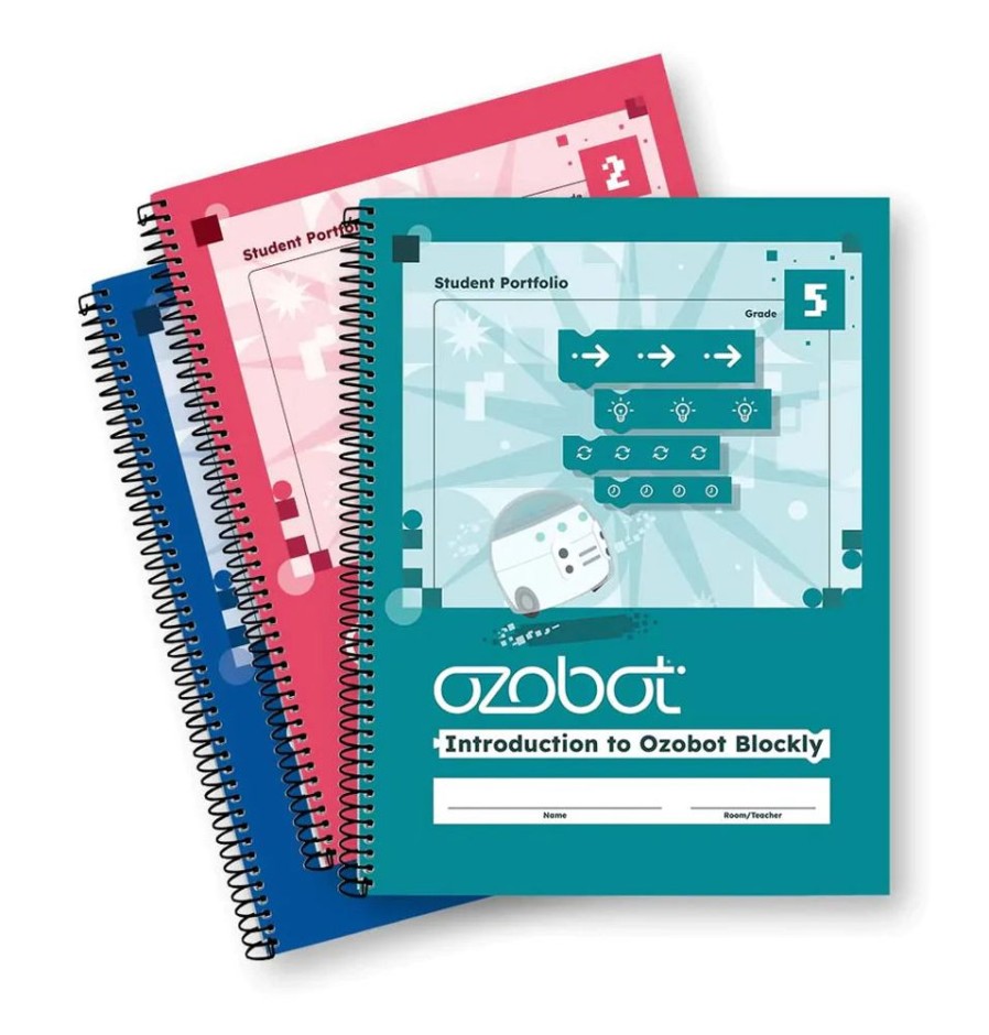 Curriculum Ozobot | Introduction To Ozobot Blockly Curriculum Student Portfolio (12-Pack) {"1":2,"2":"Bring Computer Science To Any Classroom With Csta-Aligned Curriculum\N\Nozobot Cur