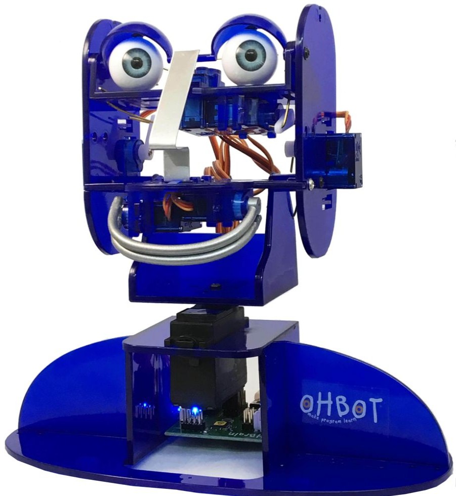 Educational Robots Ohbot | Ohbot Programmable Ai Robot + Glow-Eyes