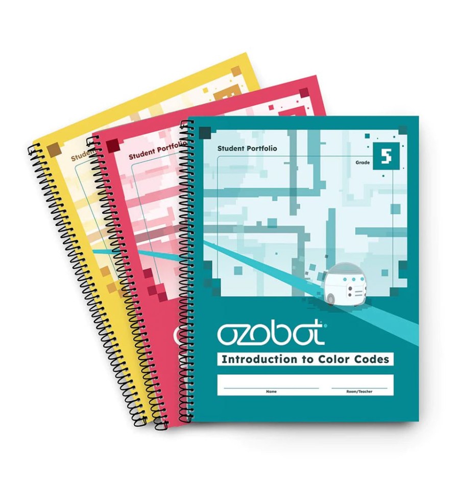 Curriculum Ozobot | Ozobot Introduction To Color Codes Curriculum Student Portfolio (12-Pack)