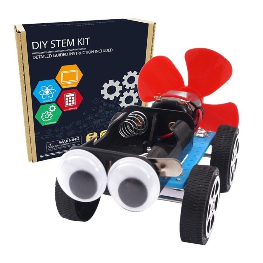 Stem Kits PlaKing | Wind Car - Diy Stem Kit